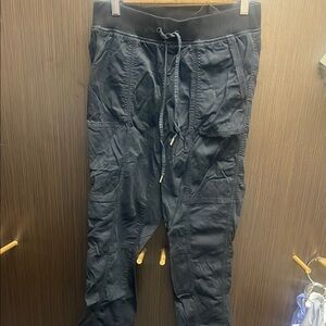 White House Black Market Black Cargo Jumpsuit